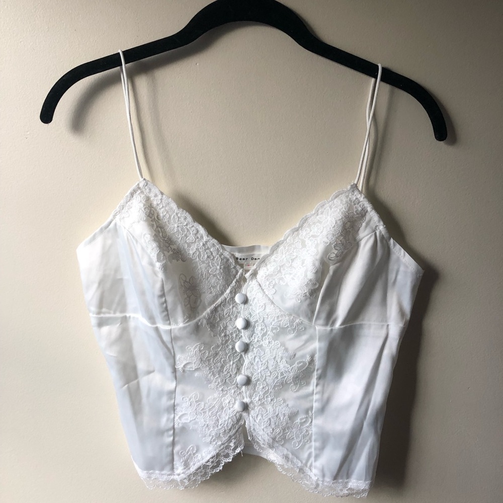 White lace top